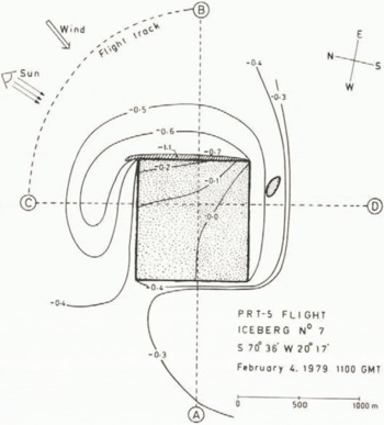 350x387 measurements of the radiation temperature of antarctic icebergs - Iceberg Line Drawing