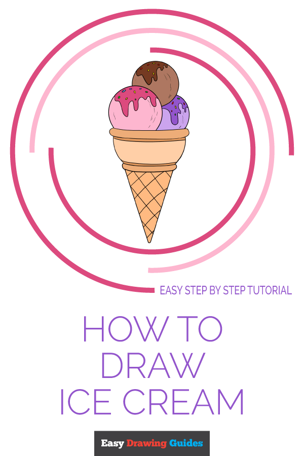 600x900 How To Draw Ice Cream - Icecream Cone Drawing