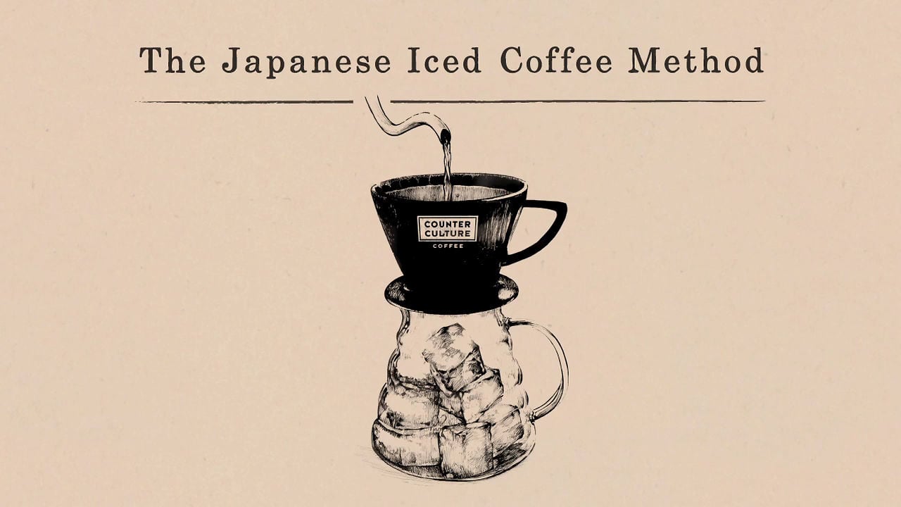 1280x720 How To Make Japanese Iced Coffee On Vimeo - Iced Coffee Drawing