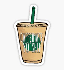 210x230 Iced Coffee Drawing Stickers Redbubble - Iced Coffee Drawing
