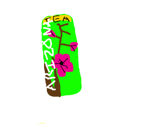 300x250 A Tall Can Of Arizona Sweet Tea Drawing - Iced Tea Drawing