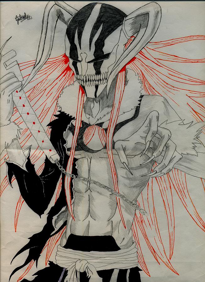 653x900 Hollow Ichigo Drawing - Ichigo Drawing