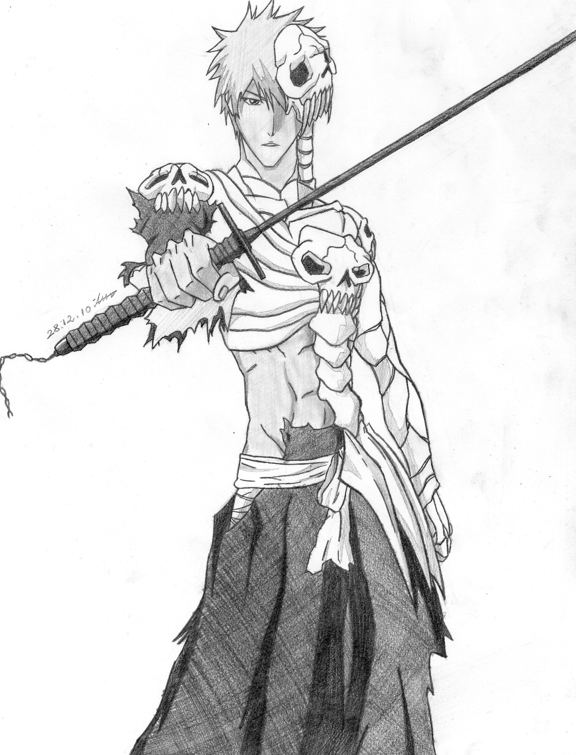 2303x3017 Form Drawing Ichigo For Free Download - Ichigo Drawing