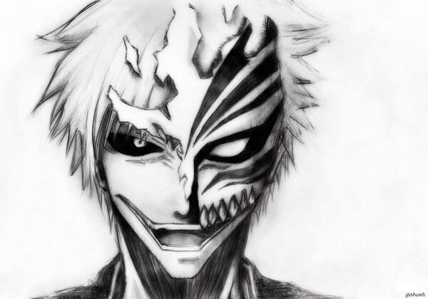 600x420 Anime Drawings On Twitter Bleach Ichigo Drawing - Ichigo Drawing