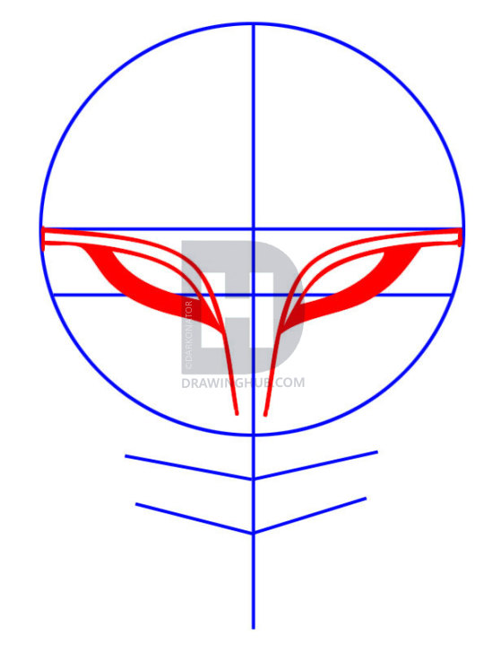 550x720 How To Draw Hollow Mask, Step - Ichigo Hollow Drawing