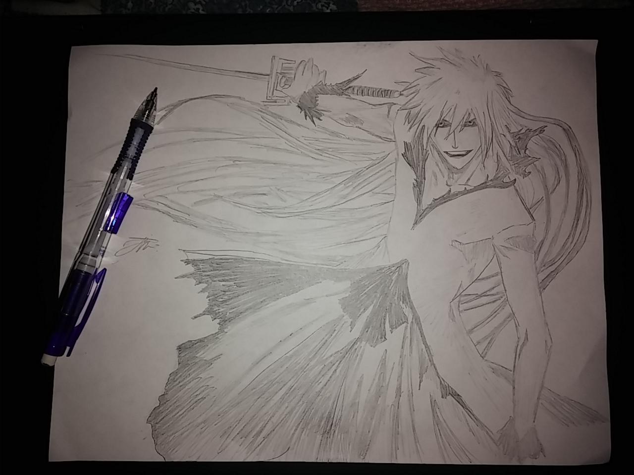 1280x960 Inspired Pencil Drawing Of Ichigo Hollowwhite Bleach - Ichigo Hollow Drawing