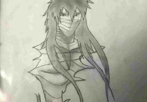 300x210 Bleach Bleach Anime Drawings Kurosaki Ichigo Hollow Maskshinigami - Ichigo Hollow Drawing