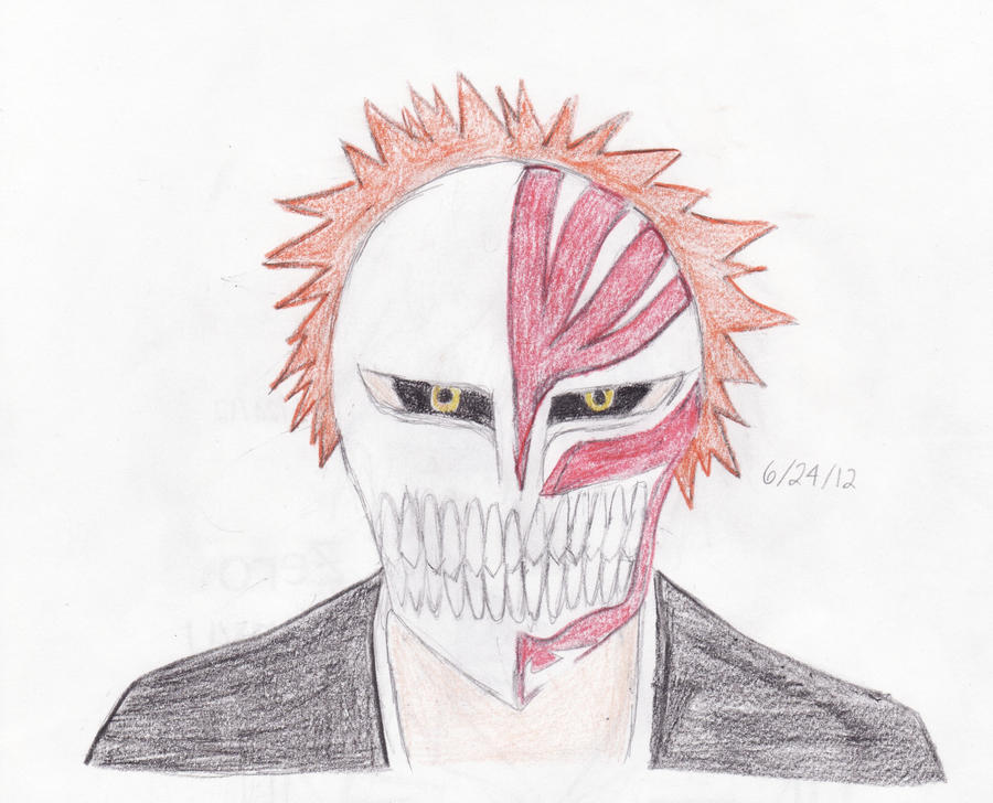 900x728 Bleach Ichigo Hollow Drawing - Ichigo Hollow Drawing