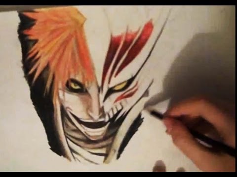 480x360 Drawing Hollow Ichigo - Ichigo Kurosaki Drawing