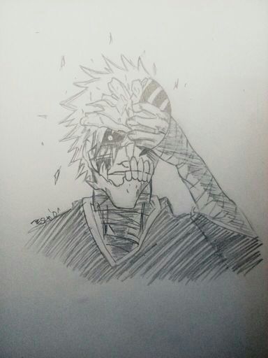 384x512 hollowfied ichigo kurosaki drawing proces bleach amino - Ichigo Kurosaki Drawing