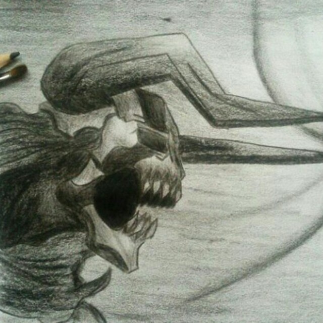 640x640 ichigo kurosaki drawing version, design craft, artwork on carousell - Ichigo Kurosaki Drawing