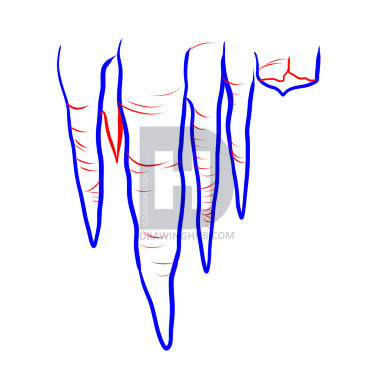 379x379 How To Draw Icicles, Step - Icicle Drawing