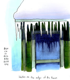 283x320 I Like Markers Coloring Icicles - Icicle Drawing