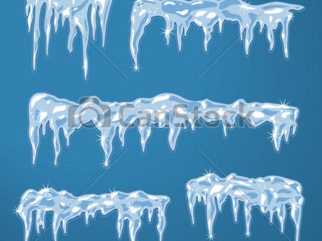 640x480 Icicle Clipart Drawing - Icicle Drawing