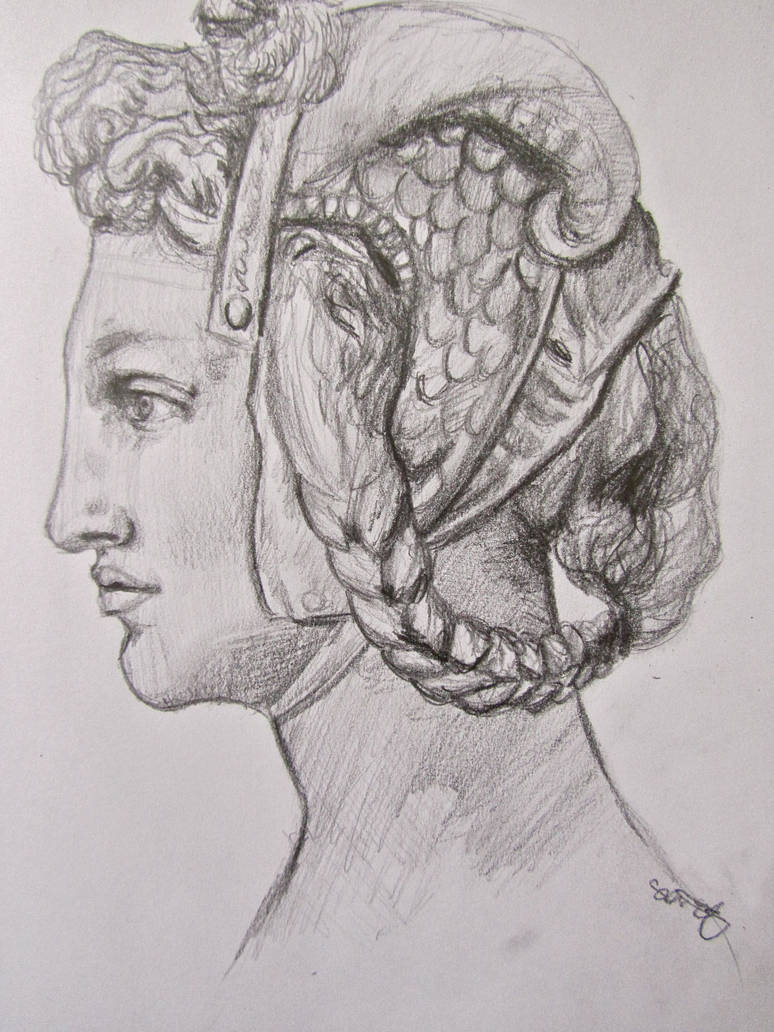 774x1032 Ideal Head Of A Woman - Ideal Drawing