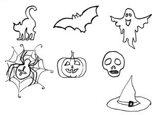 300x225 witch halloween drawings ideas halloween halloween - Ideas For Drawing Halloween Pictures