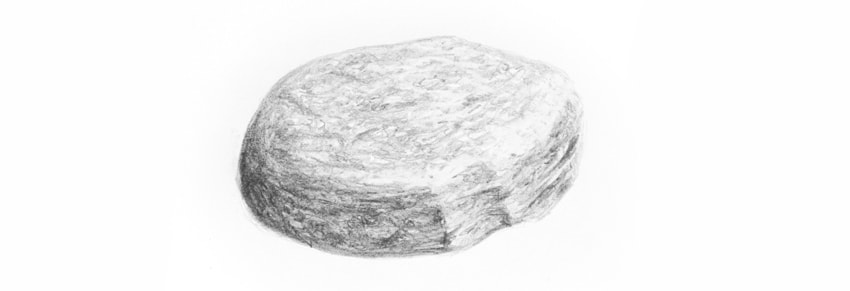 850x291 how to draw stone and rock textures - Igneous Rock Drawing