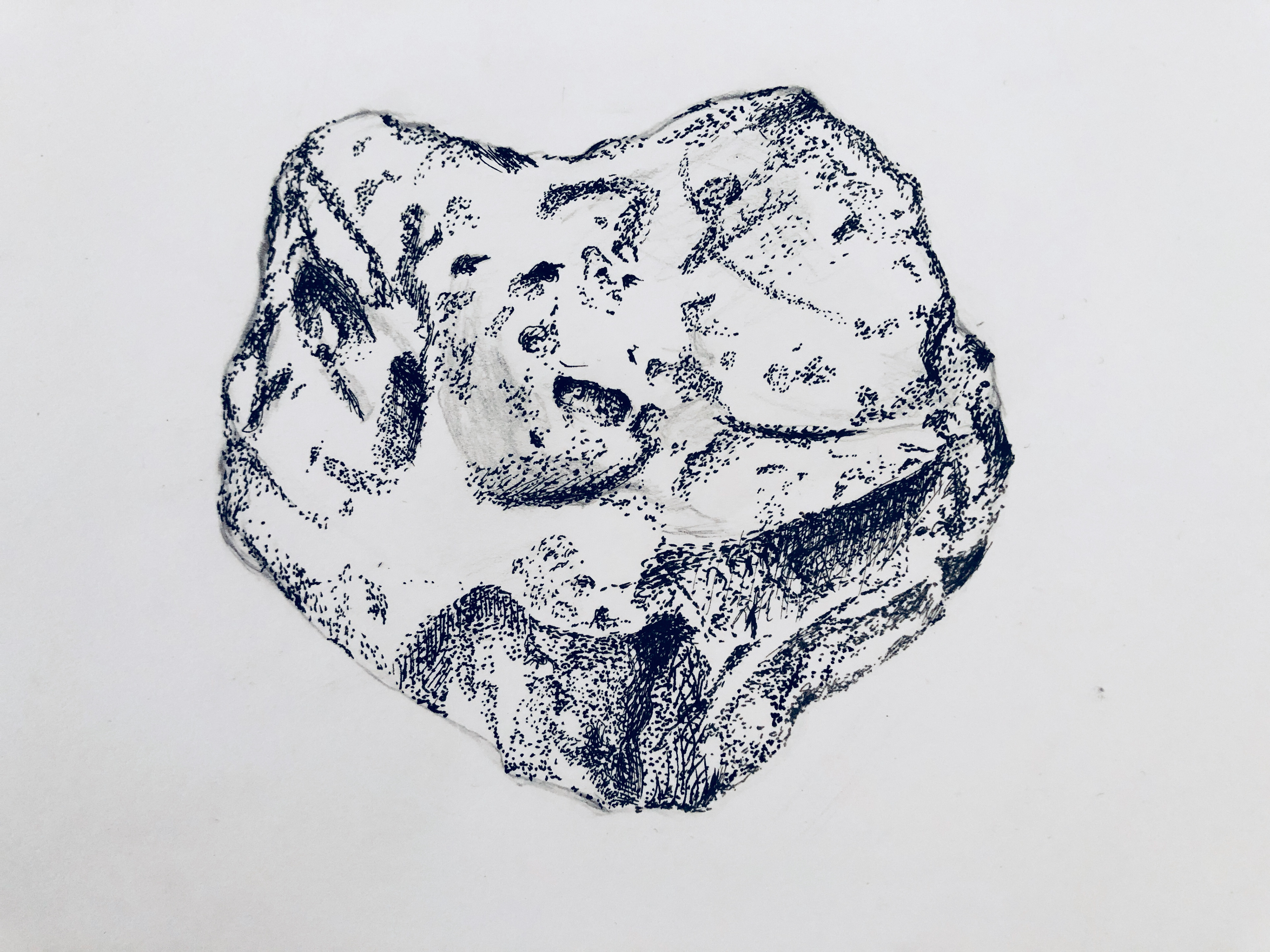 Extrusive Igneous Rock Drawing