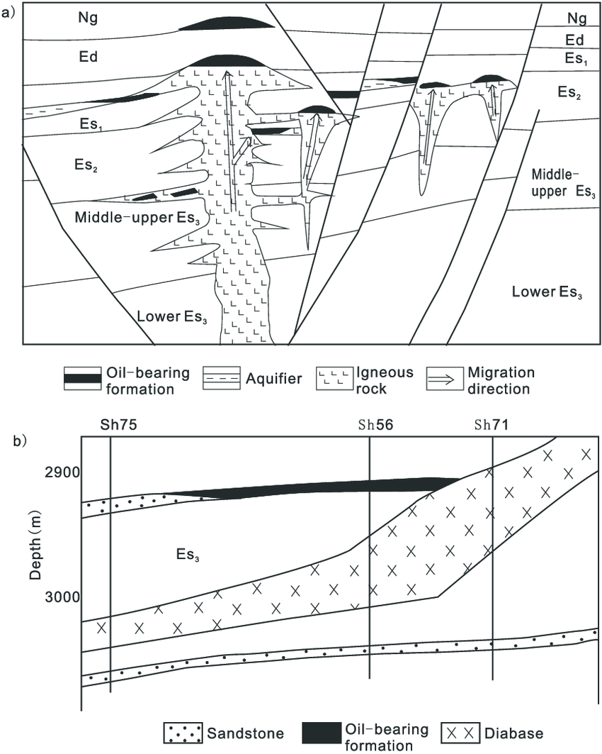 850x1063 schematic drawing of yuhuangmiao igneous reservoir showing - Igneous Rock Drawing