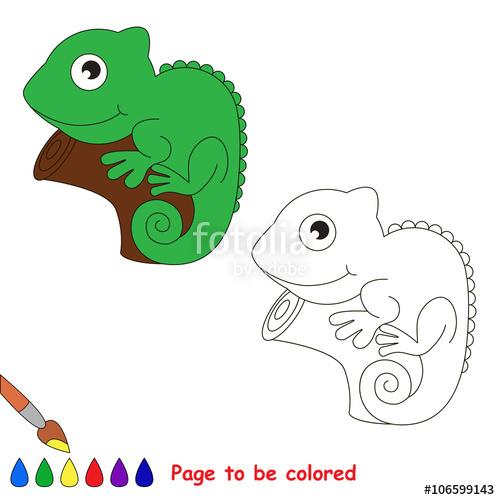500x500 iguana cartoon - Iguana Cartoon Drawing