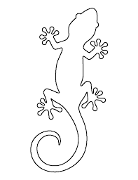 197x256 How To Draw A Gecko Step - Iguana Drawing Outline