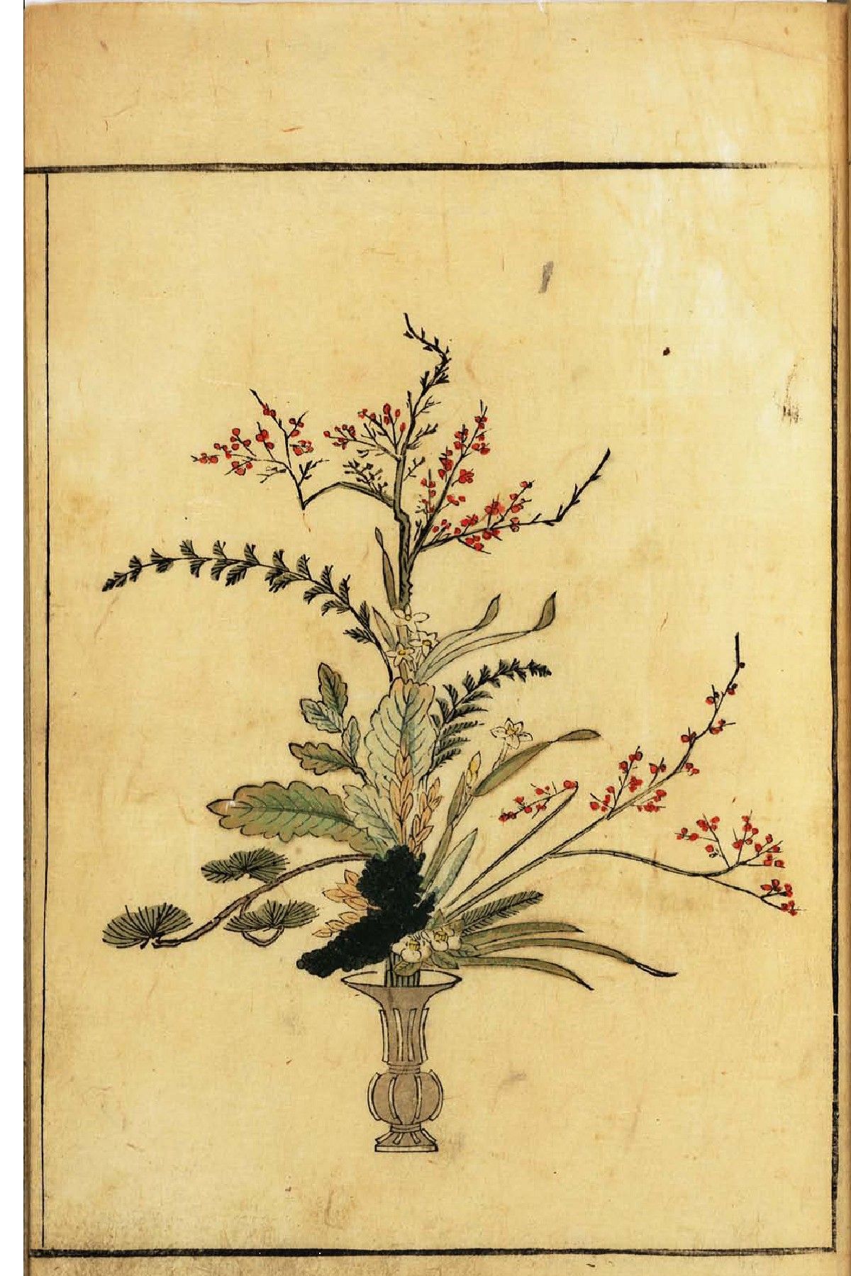 1200x1800 ikebana drawing - Ikebana Drawing