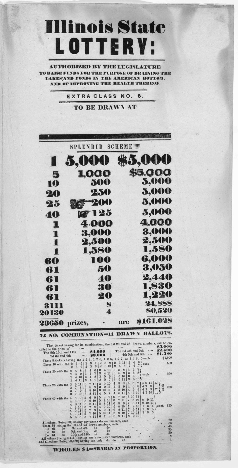 814x1600 Drawing Of The Illinois State Lottery Authorized - Illinois Drawing