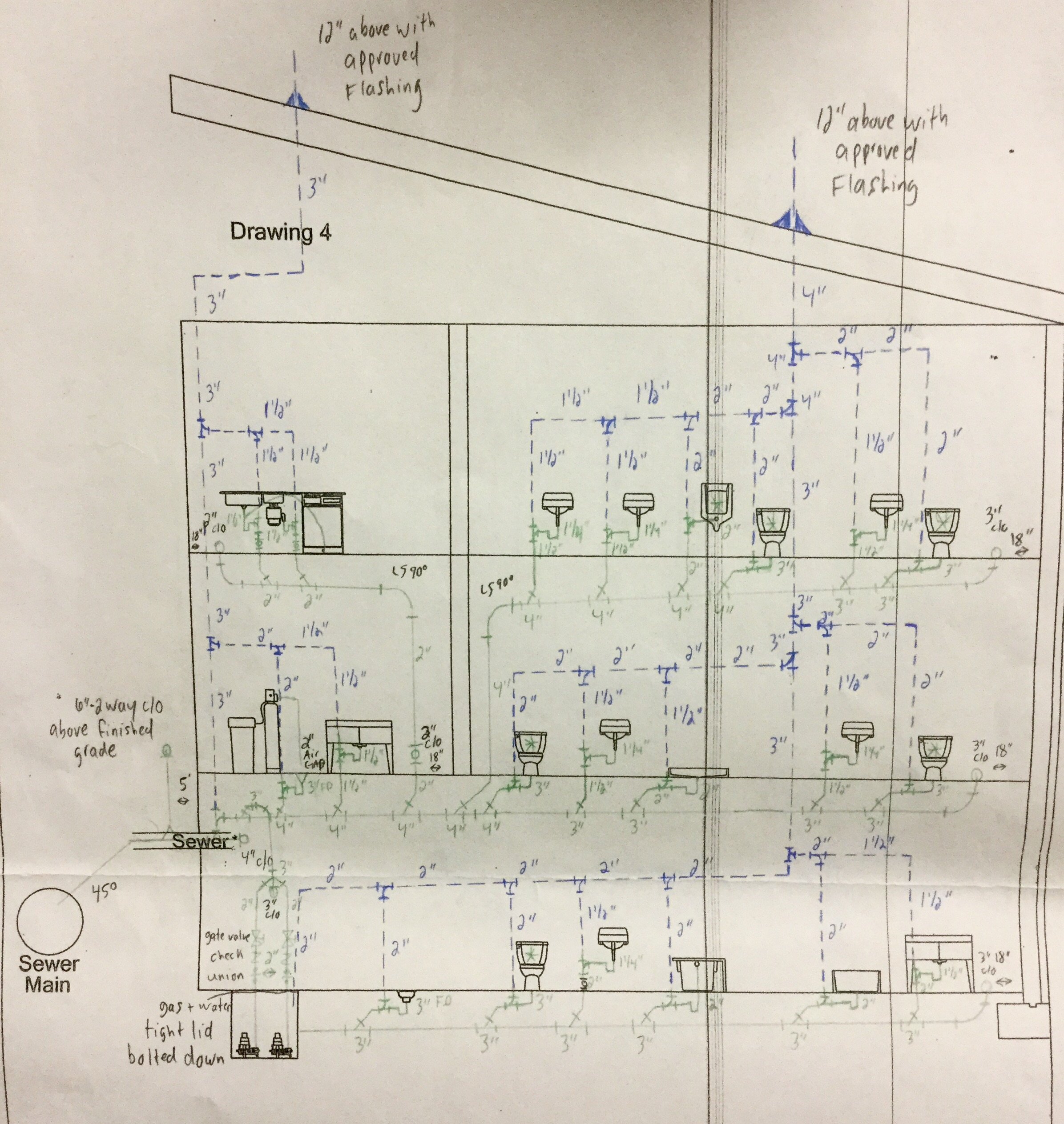 2392x2529 illinois plumbing test drawing - Illinois Drawing