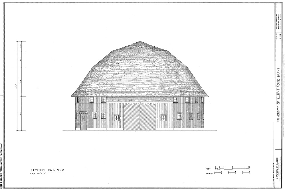 999x665 Round Barns In Illinois - Illinois Drawing