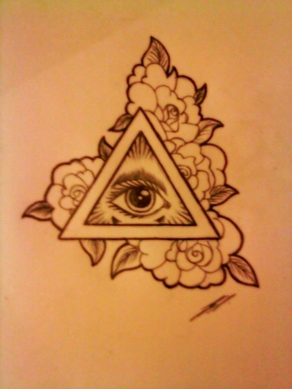 600x800 Tumblr Drawings - Illuminati Drawing