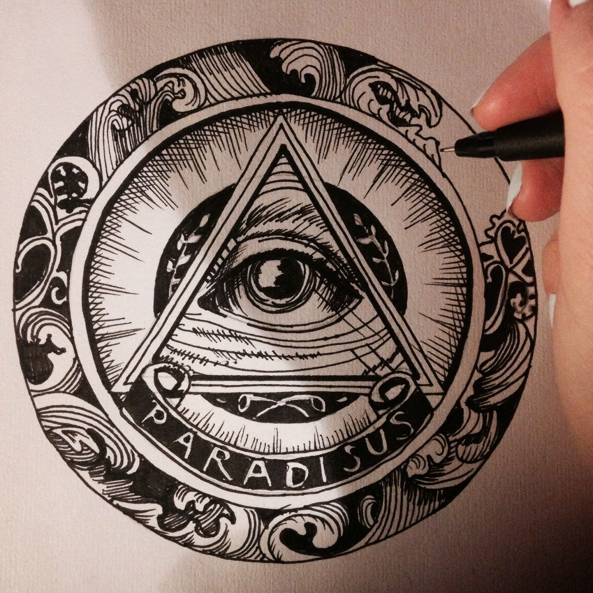 2048x2048 all seeing eye, hand drawing tatoos tattoos, all seeing eye - Illuminati Eye Drawing