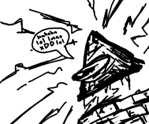 300x250 Illuminati Triangle Man Laughing Drawing - Illuminati Triangle Drawing