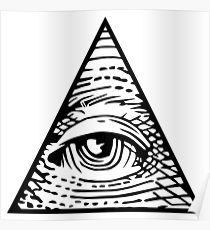 210x230 Illuminati Triangle Symbol Posters Redbubble - Illuminati Triangle Drawing