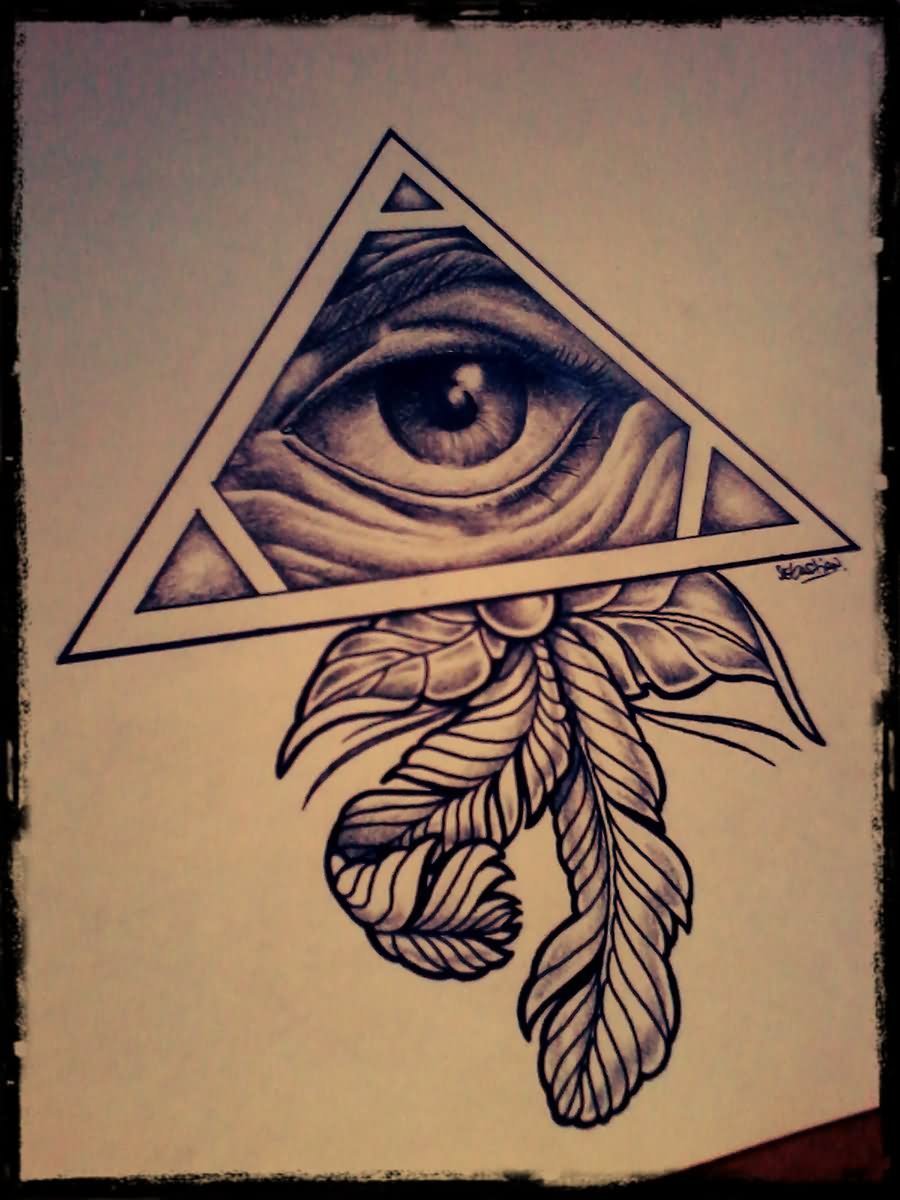 900x1200 Illuminati Triangle Tattoo Design Idea - Illuminati Triangle Drawing
