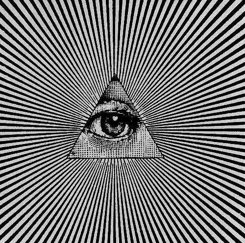 500x496 Image About Pink In Drawings Cartoons Paintings Art - Illuminati Triangle Drawing