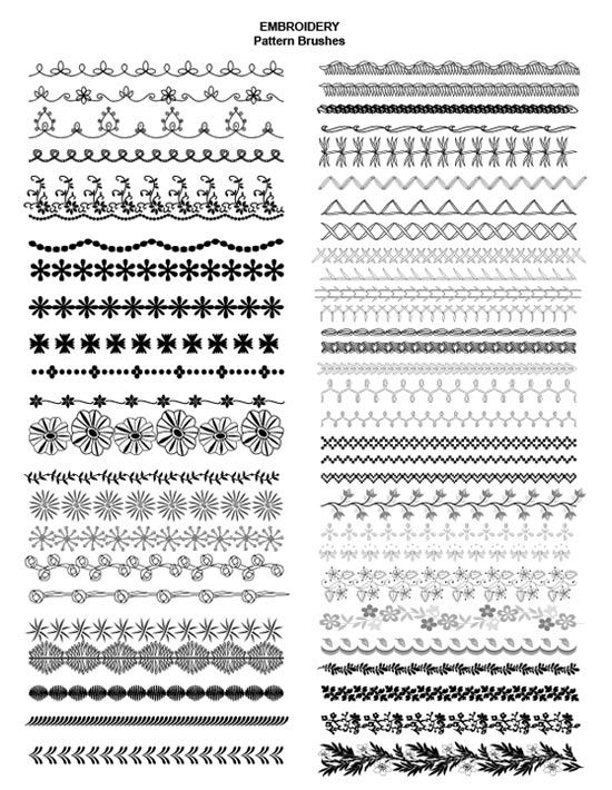 550x710 adobe illustrator fashion brushes - Illustrator Drawing Brushes