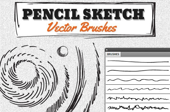 590x390 useful and popular illustrator brushes - Illustrator Drawing Brushes