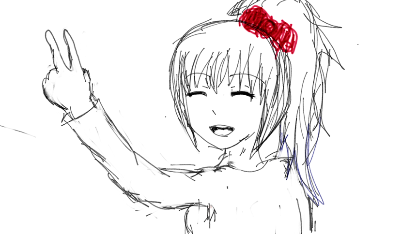 861x484 Tried Drawing Someone Turning Around And Posing For A Camera - Image Of Someone Drawing