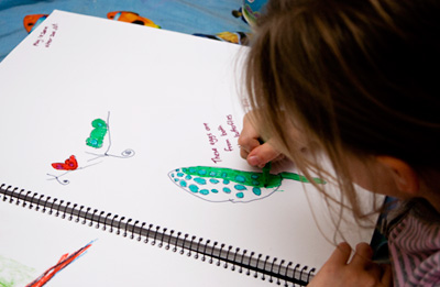 400x261 Someone Drawing A Picture - Image Of Someone Drawing