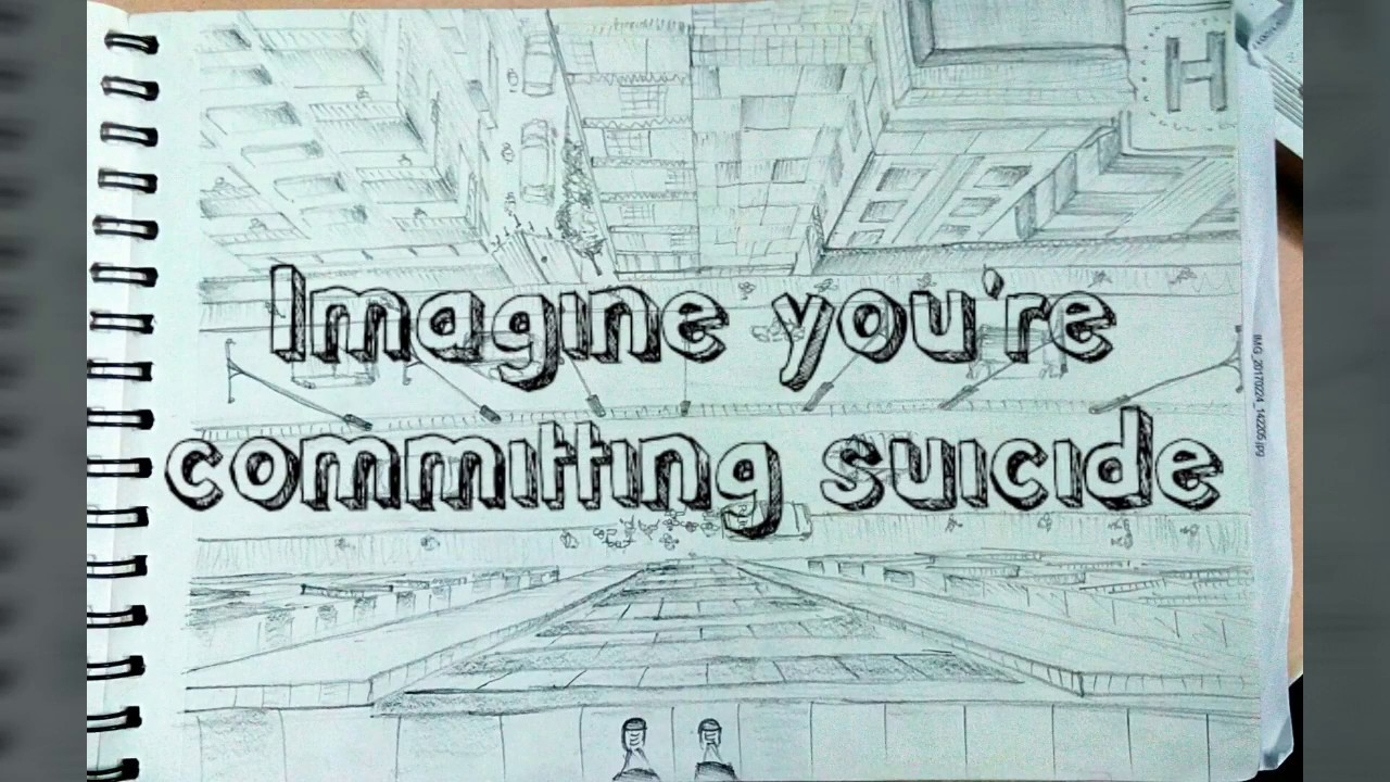 1280x720 imagine you're committing suicide draw the view nata drawing - Imagine Drawing