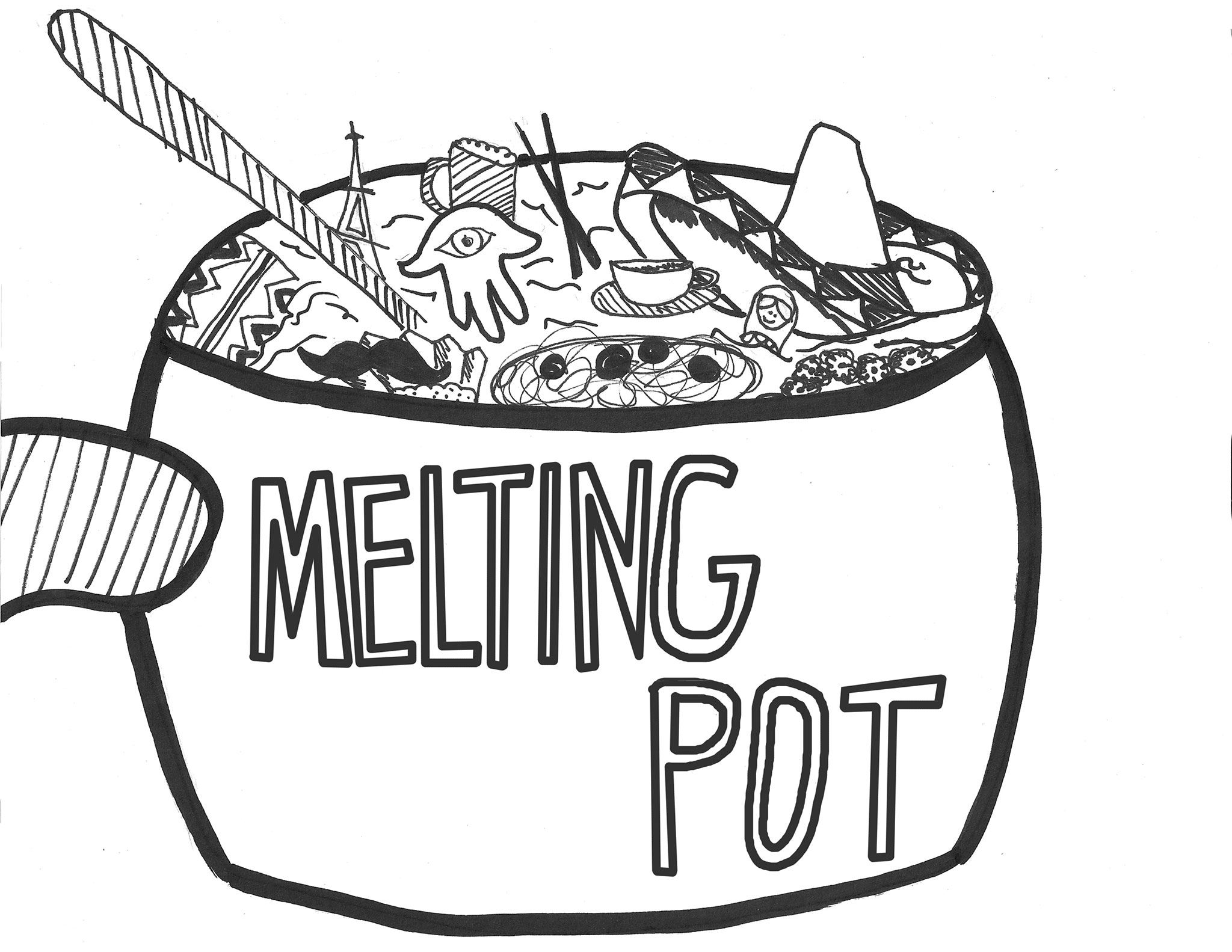 2048x1583 boat drawing immigration for free download - Immigration Drawing