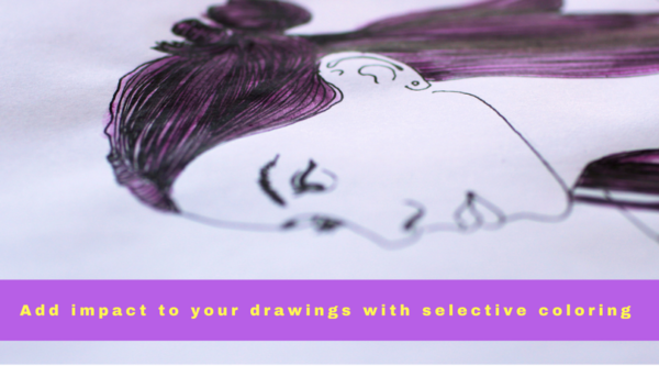 600x333 add impact to your drawings with selective coloring - Impact Drawing