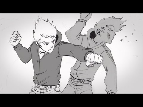 480x360 how to draw fighting scenes punch with impact - Impact Drawing