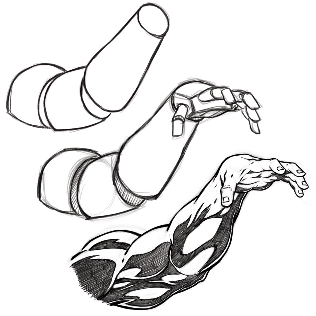 1080x1080 how to draw foreshortening for character poses - Impact Drawing