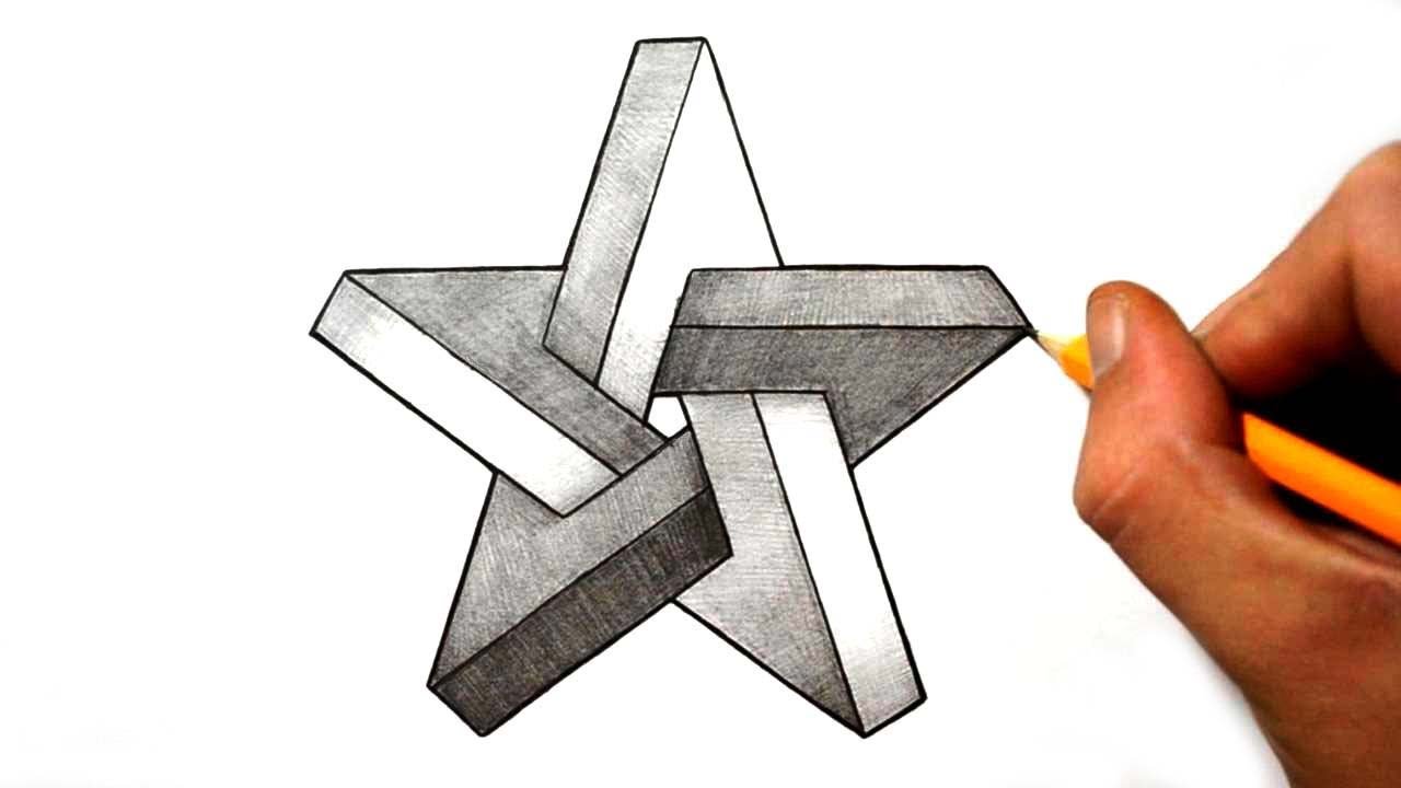 1280x720 How To Draw An Impossible Star - Impossible Drawing