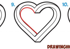 300x210 How To Draw An Easy Heart How To Draw An Impossible Heart - Impossible Heart Drawing