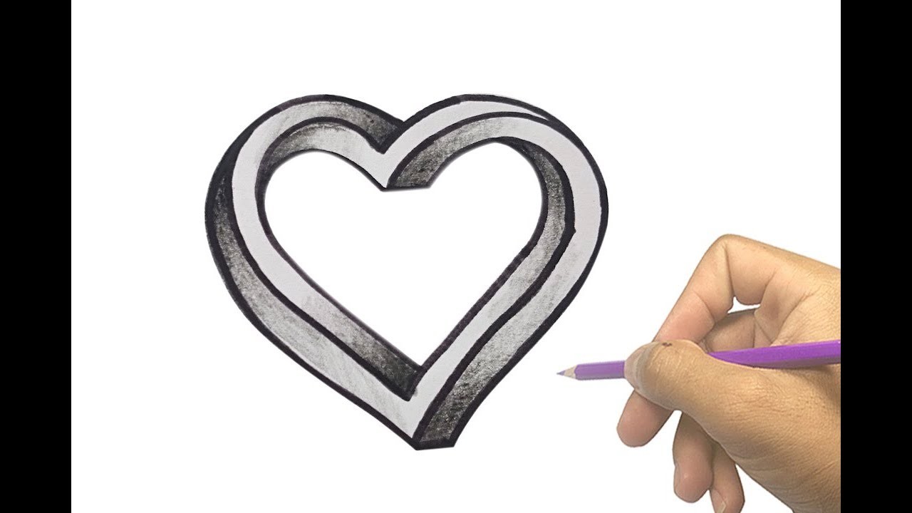 1280x720 How To Draw An Impossible Heart - Impossible Heart Drawing