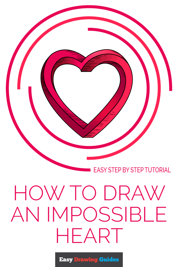 600x900 How To Draw An Impossible Heart - Impossible Heart Drawing