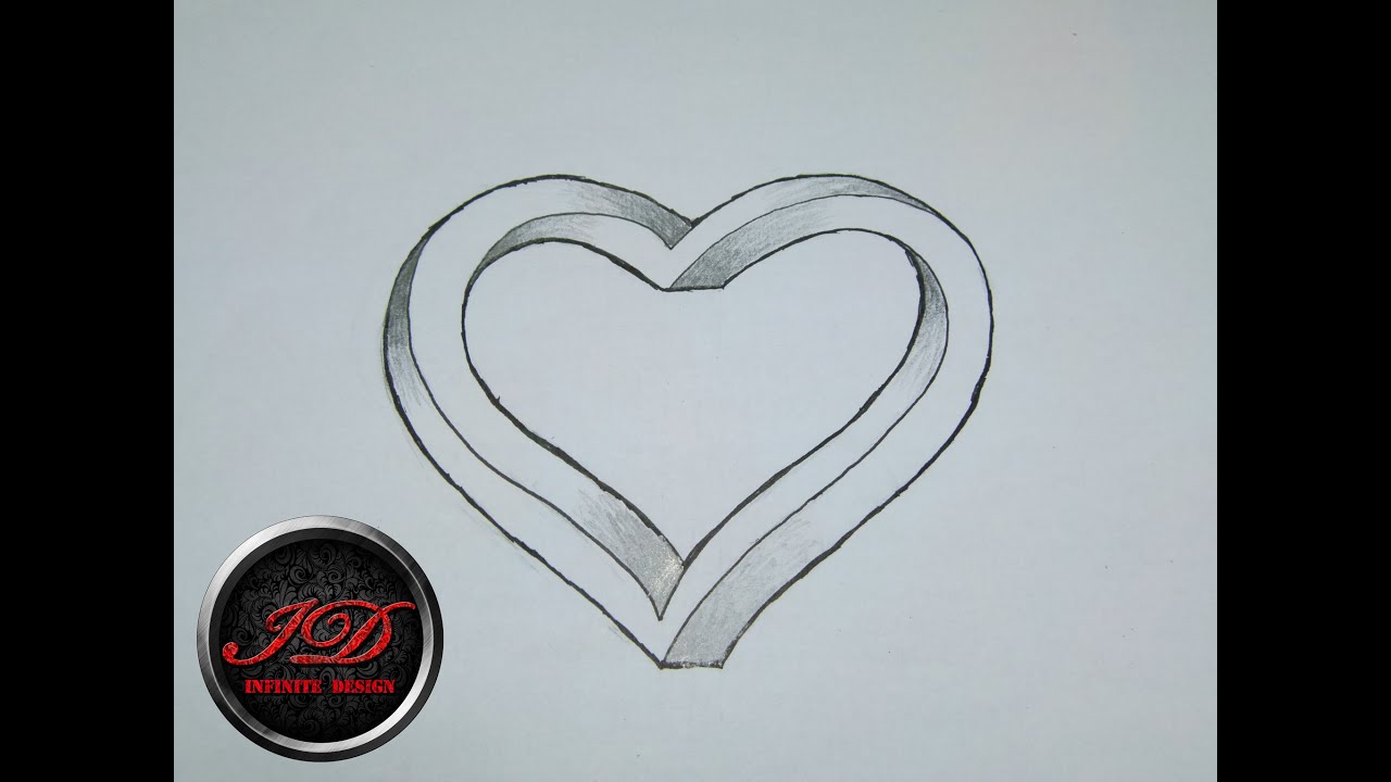 1280x720 How To Draw An Impossible Heart - Impossible Heart Drawing