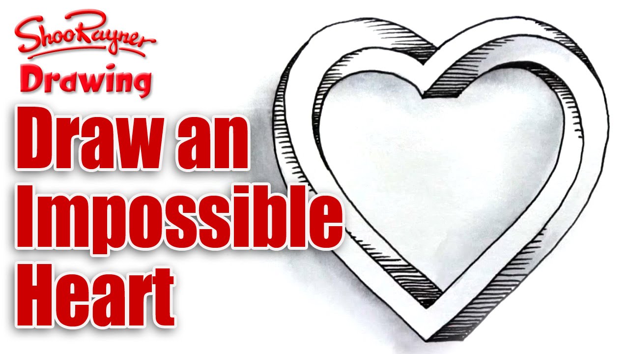 1280x720 How To Draw An Impossible Heart For Valentine's Day - Impossible Heart Drawing